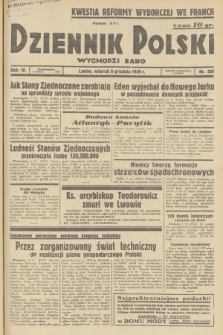 Dziennik Polski : wychodzi rano. R.4, 1938, nr 336