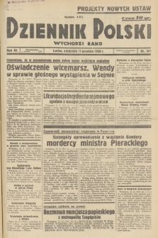 Dziennik Polski : wychodzi rano. R.4, 1938, nr 341