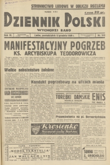 Dziennik Polski : wychodzi rano. R.4, 1938, nr 342