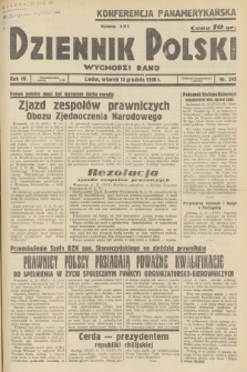 Dziennik Polski : wychodzi rano. R.4, 1938, nr 343