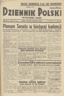 Dziennik Polski : wychodzi rano. R.4, 1938, nr 345