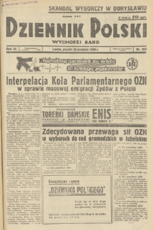 Dziennik Polski : wychodzi rano. R.4, 1938, nr 353