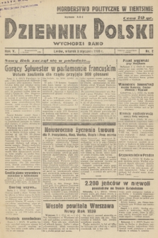 Dziennik Polski : wychodzi rano. R.5, 1939, nr 2