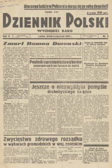 Dziennik Polski : wychodzi rano. R.5, 1939, nr 3