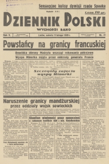Dziennik Polski : wychodzi rano. R.5, 1939, nr 41