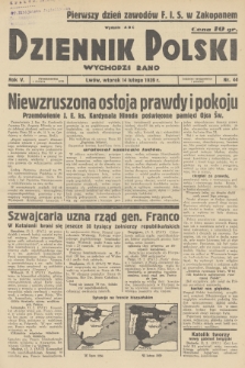 Dziennik Polski : wychodzi rano. R.5, 1939, nr 44