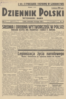 Dziennik Polski : wychodzi rano. R.5, 1939, nr 49