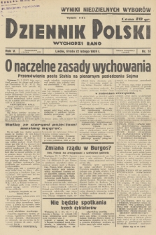 Dziennik Polski : wychodzi rano. R.5, 1939, nr 52