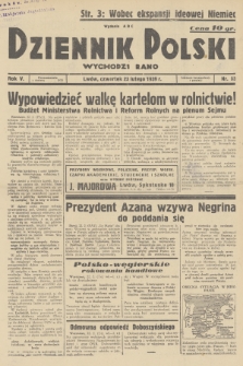 Dziennik Polski : wychodzi rano. R.5, 1939, nr 53