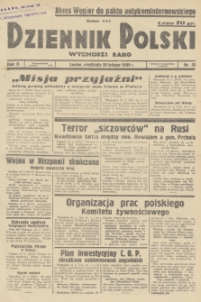 Dziennik Polski : wychodzi rano. R.5, 1939, nr 56
