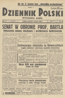 Dziennik Polski : wychodzi rano. R.5, 1939, nr 60
