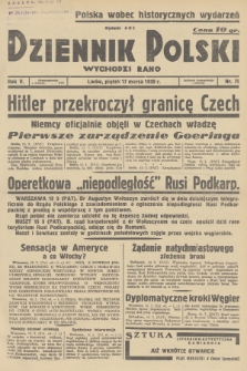 Dziennik Polski : wychodzi rano. R.5, 1939, nr 75