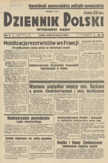 Dziennik Polski : wychodzi rano. R.5, 1939, nr 80