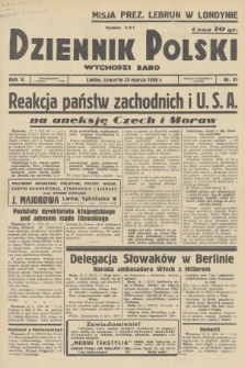 Dziennik Polski : wychodzi rano. R.5, 1939, nr 81