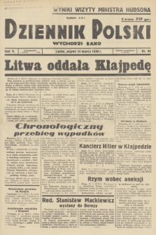 Dziennik Polski : wychodzi rano. R.5, 1939, nr 82