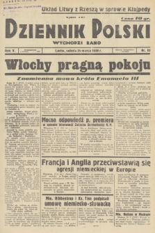Dziennik Polski : wychodzi rano. R.5, 1939, nr 83