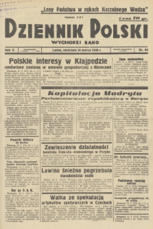 Dziennik Polski : wychodzi rano. R.5, 1939, nr 84