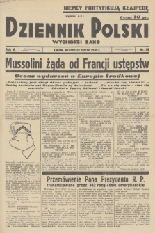 Dziennik Polski : wychodzi rano. R.5, 1939, nr 86