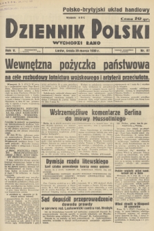 Dziennik Polski : wychodzi rano. R.5, 1939, nr 87
