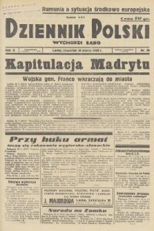 Dziennik Polski : wychodzi rano. R.5, 1939, nr 88