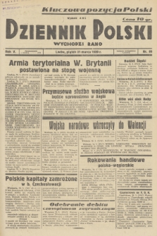 Dziennik Polski : wychodzi rano. R.5, 1939, nr 89