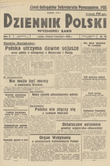 Dziennik Polski : wychodzi rano. R.5, 1939, nr 93