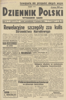 Dziennik Polski : wychodzi rano. R.5, 1939, nr 104