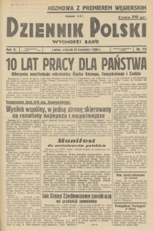 Dziennik Polski : wychodzi rano. R.5, 1939, nr 112
