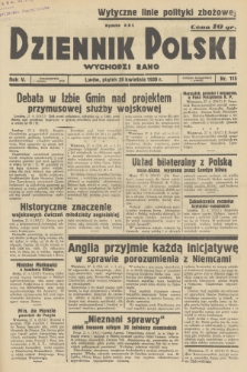 Dziennik Polski : wychodzi rano. R.5, 1939, nr 115