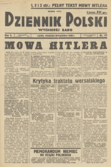 Dziennik Polski : wychodzi rano. R.5, 1939, nr 117