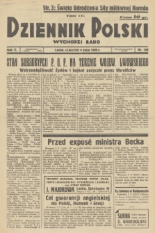 Dziennik Polski : wychodzi rano. R.5, 1939, nr 120