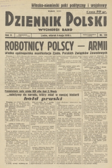 Dziennik Polski : wychodzi rano. R.5, 1939, nr 125