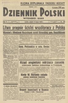 Dziennik Polski : wychodzi rano. R.5, 1939, nr 128