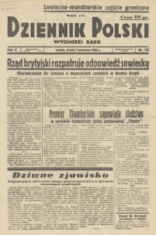 Dziennik Polski : wychodzi rano. R.5, 1939, nr 153