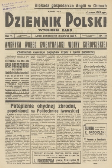 Dziennik Polski : wychodzi rano. R.5, 1939, nr 158