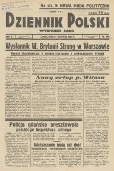 Dziennik Polski : wychodzi rano. R.5, 1939, nr 160