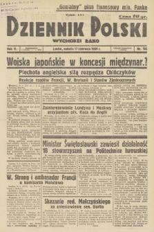 Dziennik Polski : wychodzi rano. R.5, 1939, nr 163