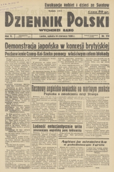 Dziennik Polski : wychodzi rano. R.5, 1939, nr 170