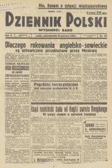 Dziennik Polski : wychodzi rano. R.5, 1939, nr 172