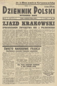 Dziennik Polski : wychodzi rano. R.5, 1939, nr 192
