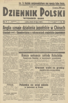 Dziennik Polski : wychodzi rano. R.5, 1939, nr 202