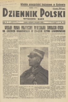 Dziennik Polski : wychodzi rano. R.5, 1939, nr 215