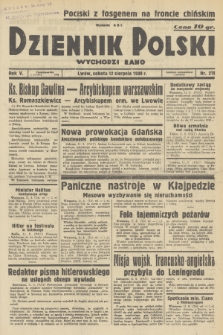 Dziennik Polski : wychodzi rano. R.5, 1939, nr 219
