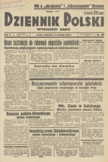 Dziennik Polski : wychodzi rano. R.5, 1939, nr 220