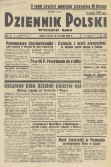 Dziennik Polski : wychodzi rano. R.5, 1939, nr 225