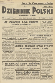 Dziennik Polski : wychodzi rano. R.5, 1939, nr 230