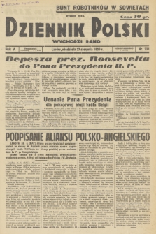 Dziennik Polski : wychodzi rano. R.5, 1939, nr 234