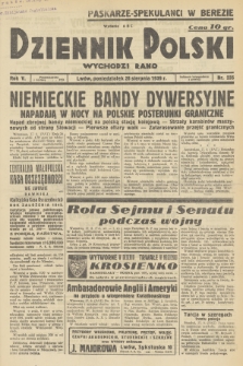 Dziennik Polski : wychodzi rano. R.5, 1939, nr 235