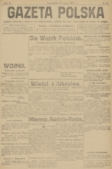 Gazeta Polska. R.4, 1918, nr 40