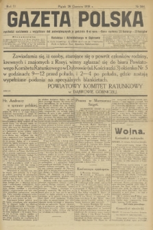 Gazeta Polska. R.4, 1918, nr 144